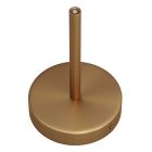 Cylindrical metal ceiling rosette set with 15 cm cable clamp