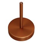 Cylindrical metal ceiling rosette set with 15 cm cable clamp