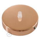 Cylindrical metal ceiling rosette set