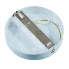 Cylindrical metal ceiling rosette set