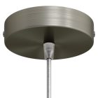 Cylindrical metal ceiling rosette set