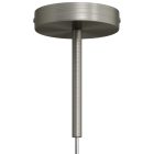 Cylindrical metal ceiling rosette set with 15 cm cable clamp