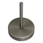 Cylindrical metal ceiling rosette set with 15 cm cable clamp