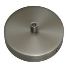 Cylindrical metal ceiling rosette set