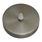 Cylindrical metal ceiling rosette set