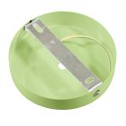 Cylindrical metal ceiling rosette set