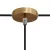 Set Mini metal cylindrical rosette with 1 central and 2 side holes