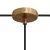 Set Mini metal cylindrical rosette with 1 central and 2 side holes
