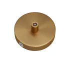 Set Mini metal cylindrical rosette with 1 central and 2 side holes