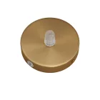 Set Mini metal cylindrical rosette with 1 central and 2 side holes