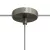 Set Mini metal cylindrical rosette with 1 central and 2 side holes
