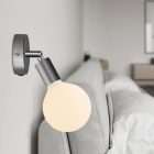 Mini metal cylindrical rosette set with switch