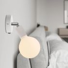 Mini metal cylindrical rosette set with switch