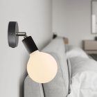 Mini metal cylindrical rosette set with switch