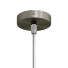 Mini cylindrical metal ceiling rosette set with 1 central hole