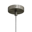 Mini cylindrical metal ceiling rosette set with 1 central hole