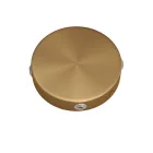 Mini cylindrical metal ceiling rose set with 4 side holes (connection box)