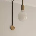 Mini cylindrical metal ceiling rose set with 4 side holes (connection box)
