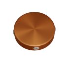 Mini cylindrical metal ceiling rose set with 4 side holes (connection box)
