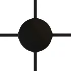 Mini cylindrical metal ceiling rose set with 4 side holes (connection box)