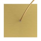 Square rosette – one hole and four side holes, ceiling rosette set, 200 mm