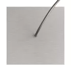 Square rosette – one hole and four side holes, ceiling rosette set, 200 mm