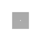 Square rosette – one hole and four side holes, ceiling rosette set, 200 mm