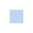 Square rosette – one hole and four side holes, ceiling rosette set, 200 mm