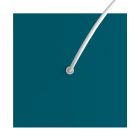 Square rosette – one hole and four side holes, ceiling rosette set, 200 mm