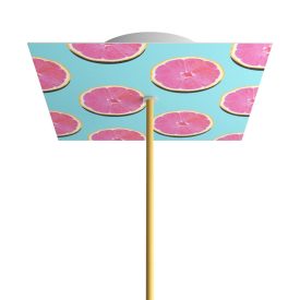    Square Rose-One ceiling rose set with 1 hole and 4 side holes, 200 mm - PROMO