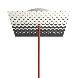    Square Rose-One ceiling rose set with 1 hole and 4 side holes, 200 mm - PROMO