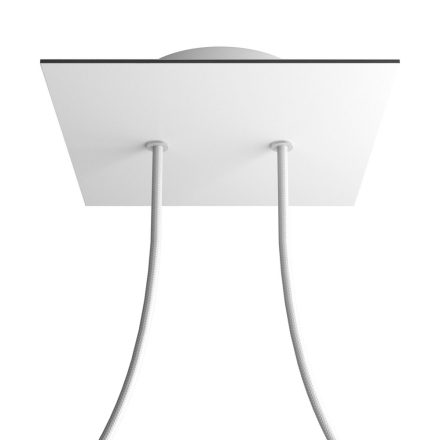  Square Rose-One 2 hole and 4 side hole ceiling rose kit, 200mm