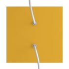 Square ceiling rose – a ceiling rose set with two holes and four side holes, 200 mm