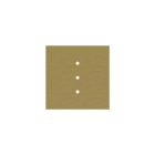 Square rosette – Set of ceiling rosettes with 3 holes arranged in a row and 4 side holes, 200 mm