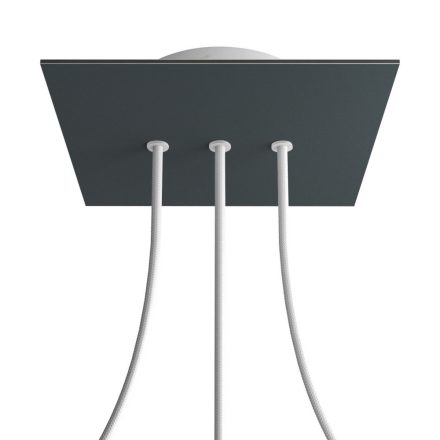  Square Rose-One with 3 row holes and 4 side holes ceiling rose kit, 200 mm