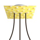  Square Rose-One 3-row hole and 4-side hole ceiling rose set, 200 mm - PROMO