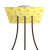 Square Rose-One ceiling rose set with 3 rows of holes and 4 side holes, 200 mm - PROMO