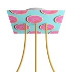  Square Rose-One 3-row hole and 4-side hole ceiling rose set, 200 mm - PROMO