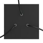 Square ceiling rose – A ceiling rose set with 3 holes and 4 side holes, 200 mm