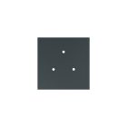 Square ceiling rose – A ceiling rose set with 3 holes and 4 side holes, 200 mm