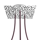  Square Rose-One 3-hole and 4-side hole ceiling rose set, 200 mm - PROMO