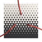  Square Rose-One 3-hole and 4-side hole ceiling rose set, 200 mm - PROMO