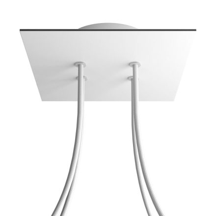 Square Rose-One 4 hole and 4 side hole ceiling rose kit, 200mm