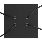 Square ceiling rose – A ceiling rose set with 4 holes and 4 side holes, 200 mm