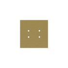 Square ceiling rose – A ceiling rose set with 4 holes and 4 side holes, 200 mm