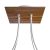  Square Rose-One 4 hole and 4 side hole ceiling rose kit, 200mm