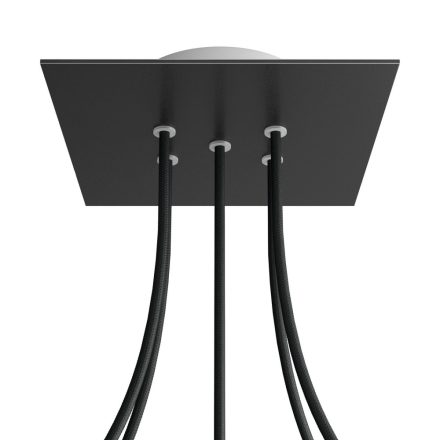  Square Rose-One 5 hole and 4 side hole ceiling rose kit, 200mm