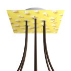  Square Rose-One 6-hole and 4-side hole ceiling rose set, 200 mm - PROMO