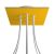 Square Rose-One 7 hole and 4 side hole ceiling rose kit, 200mm