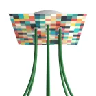  Square Rose-One 7-hole and 4-side hole ceiling rose set, 200 mm - PROMO